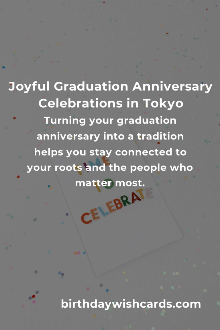 Unforgettable Graduation Anniversary Planning Guide in Tokyo: Celebrate Your Milestone in Style
