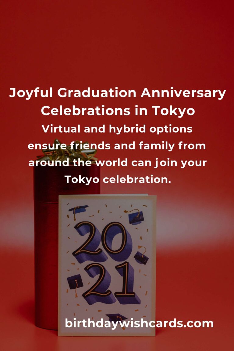 Unforgettable Graduation Anniversary Planning Guide in Tokyo: Celebrate Your Milestone in Style