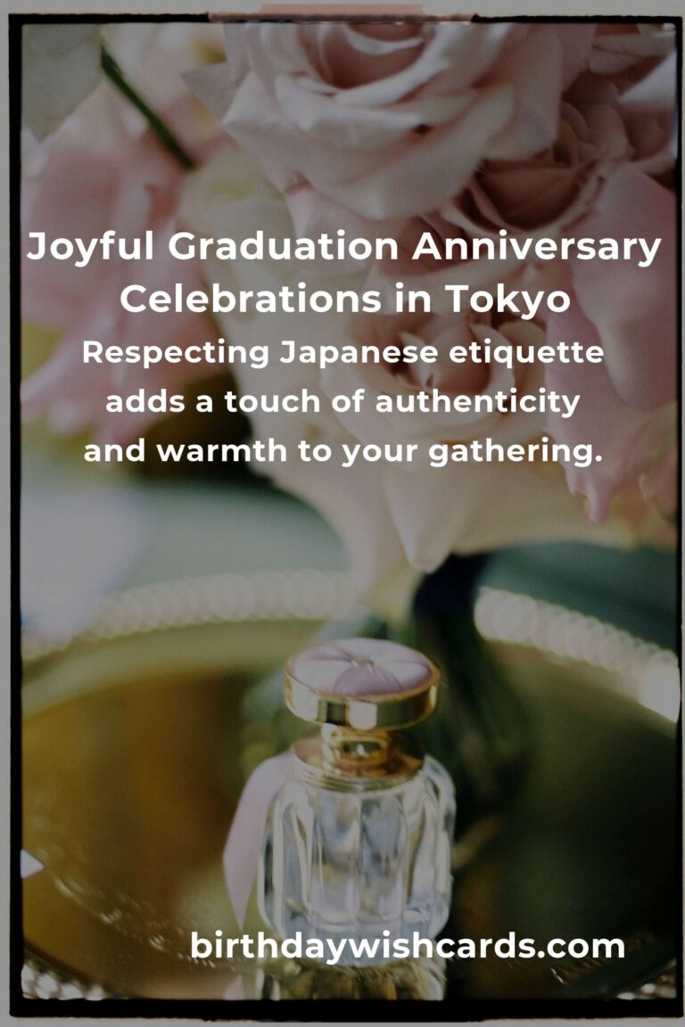 Unforgettable Graduation Anniversary Planning Guide in Tokyo: Celebrate Your Milestone in Style