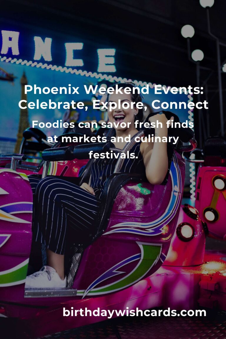 Unforgettable Moments Await: Top Local Events in Phoenix This Weekend