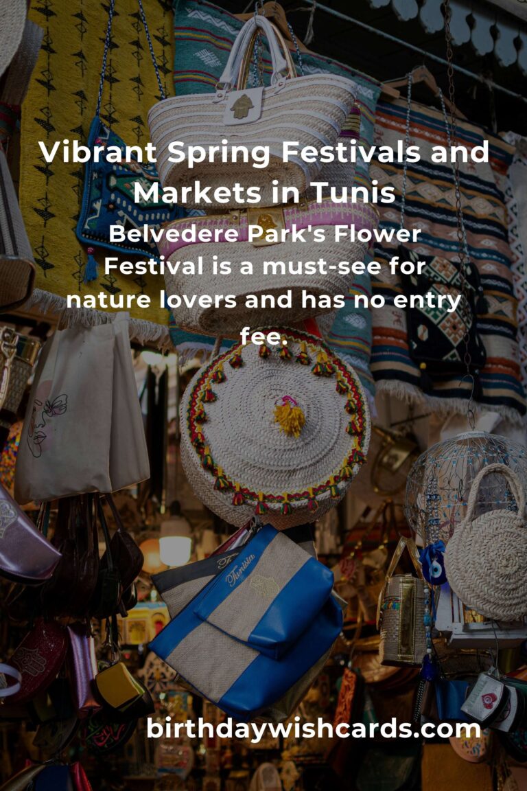Unforgettable Spring Events in Tunis for Budget Travelers: Experience More for Less!