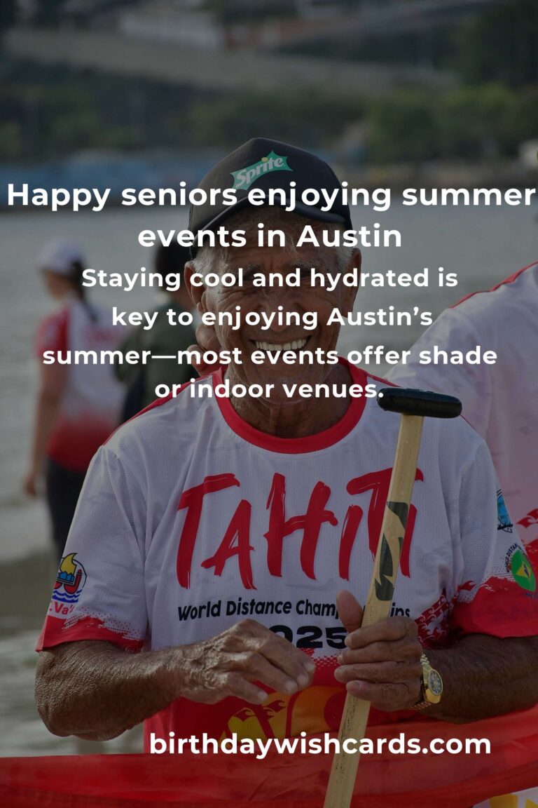 Unforgettable Summer Events in Austin for Seniors: Your Guide to Fun, Connection, and Adventure