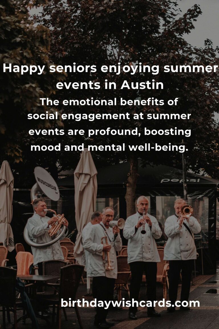 Unforgettable Summer Events in Austin for Seniors: Your Guide to Fun, Connection, and Adventure