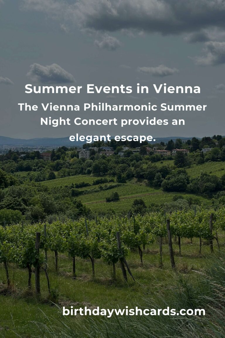 Unforgettable Summer Events in Vienna for Working Moms: Embrace Joy and Connection