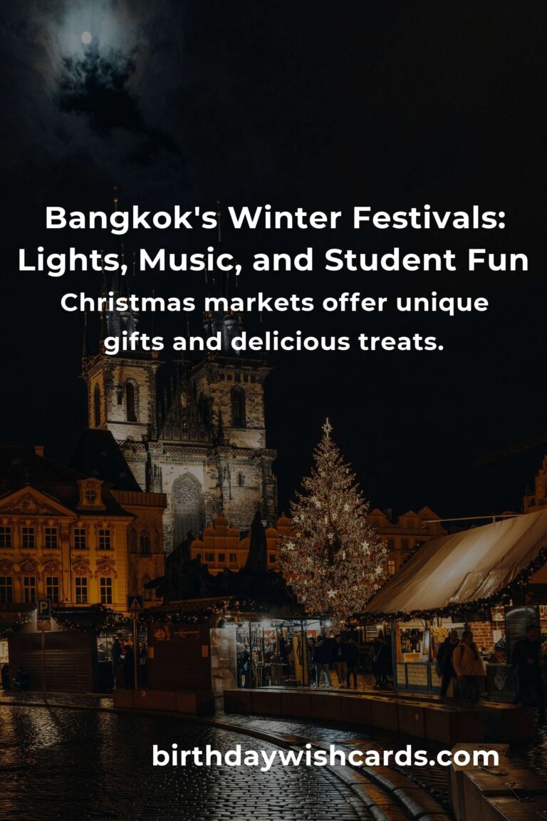 Unforgettable Winter Events in Bangkok: The Ultimate Student Guide to Seasonal Joy