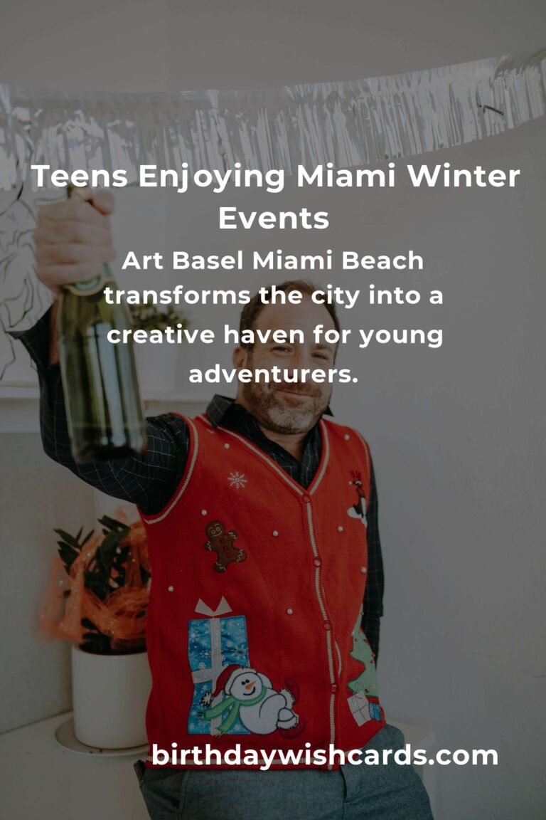 Unforgettable Winter Events in Miami: A Teen’s Dream Escape