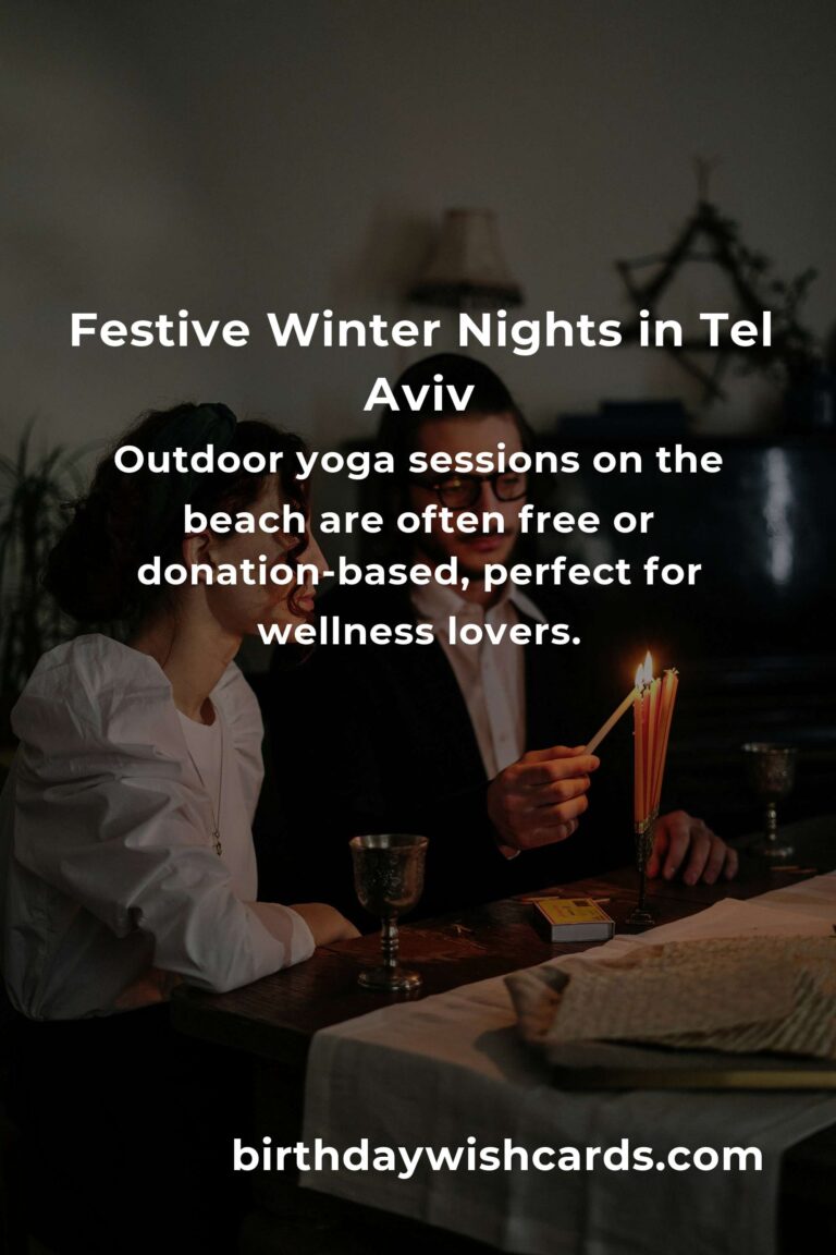 Unforgettable Winter Events in Tel Aviv for Budget Travelers: Experience the Magic Without Breaking the Bank