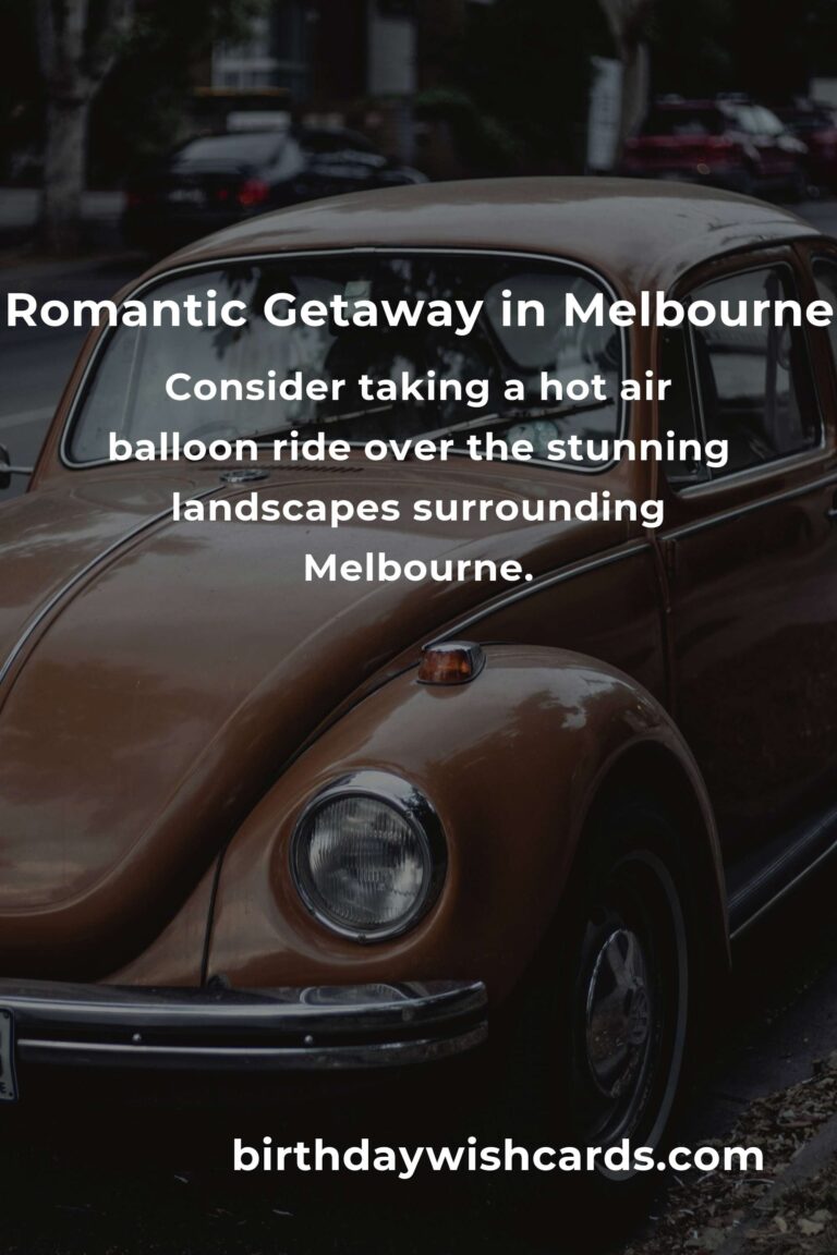 Unique 1st Anniversary Ideas for Couples in Melbourne