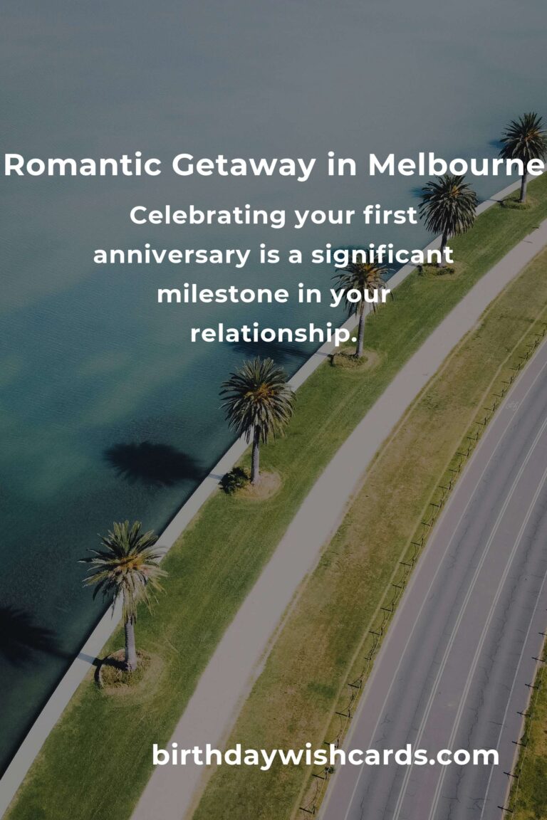Unique 1st Anniversary Ideas for Couples in Melbourne