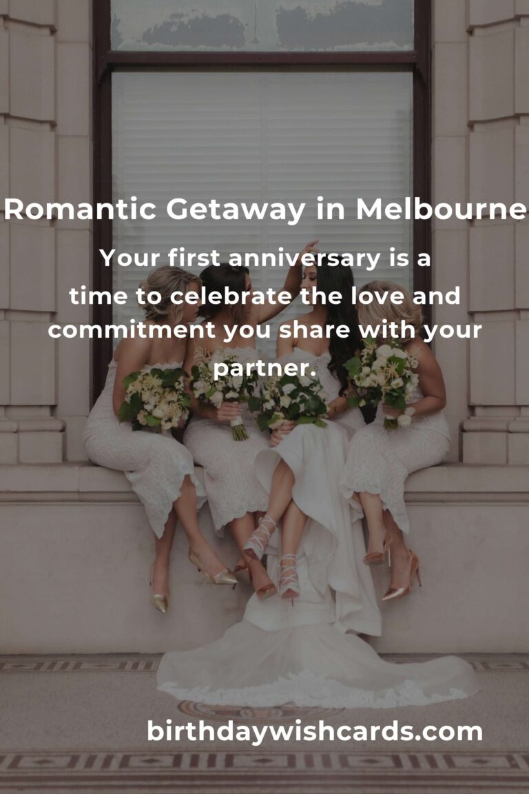 Unique 1st Anniversary Ideas for Couples in Melbourne