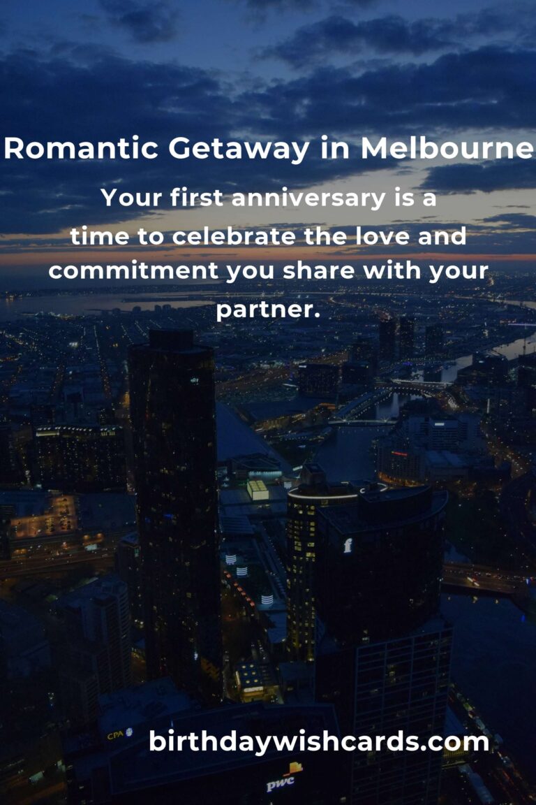 Unique 1st Anniversary Ideas for Couples in Melbourne