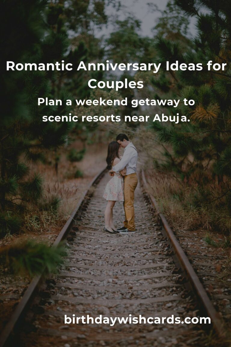 Unique Relationship Anniversary Ideas for Couples in Abuja
