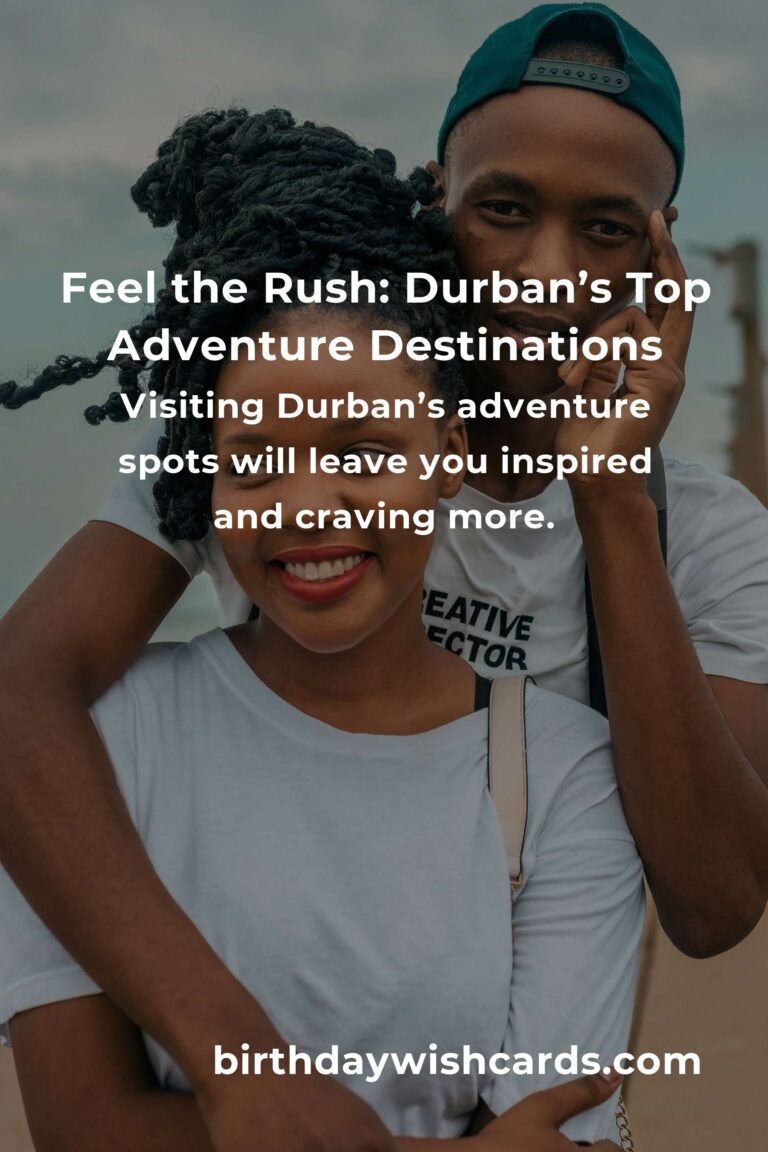 Unleash Your Adventurous Spirit: Top 4 Thrilling Adventure Spots to Visit in Durban
