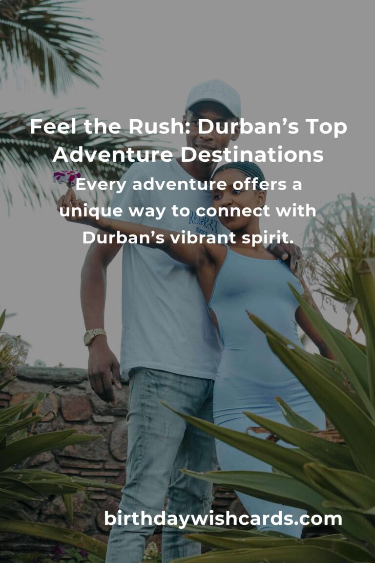 Unleash Your Adventurous Spirit: Top 4 Thrilling Adventure Spots to Visit in Durban
