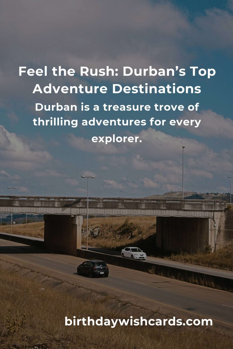 Unleash Your Adventurous Spirit: Top 4 Thrilling Adventure Spots to Visit in Durban