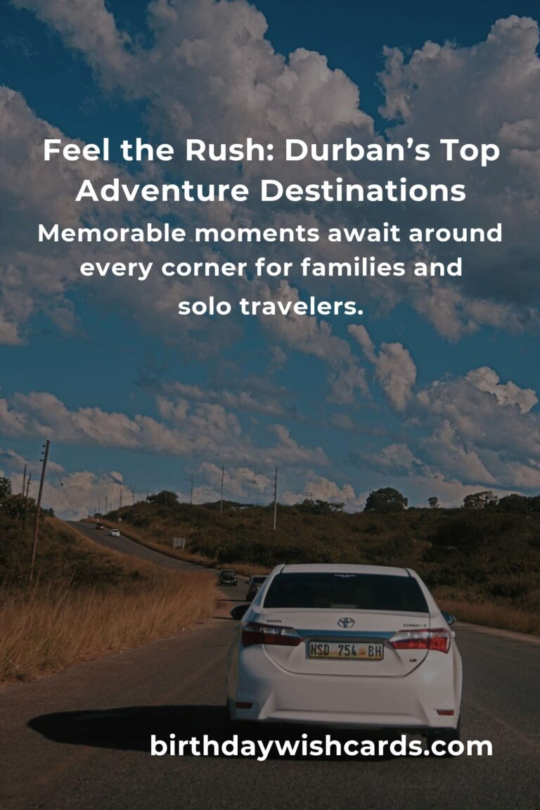 Unleash Your Adventurous Spirit: Top 4 Thrilling Adventure Spots to Visit in Durban