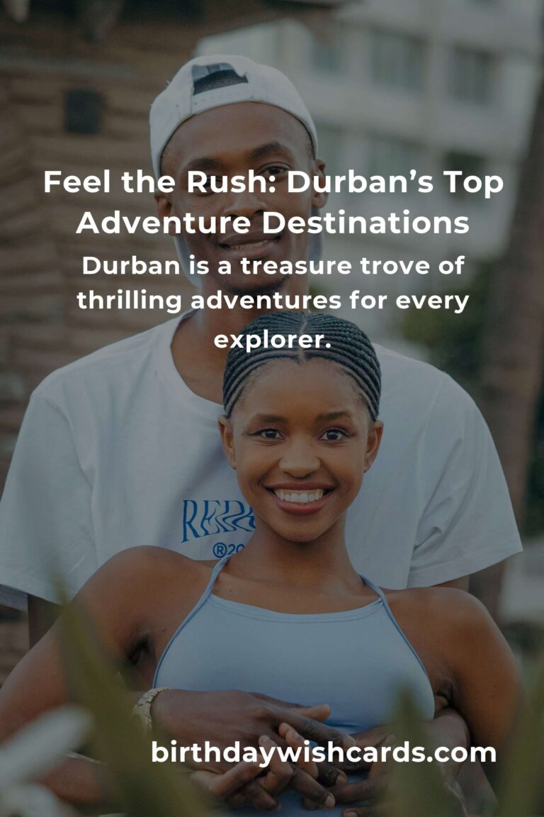 Unleash Your Adventurous Spirit: Top 4 Thrilling Adventure Spots to Visit in Durban