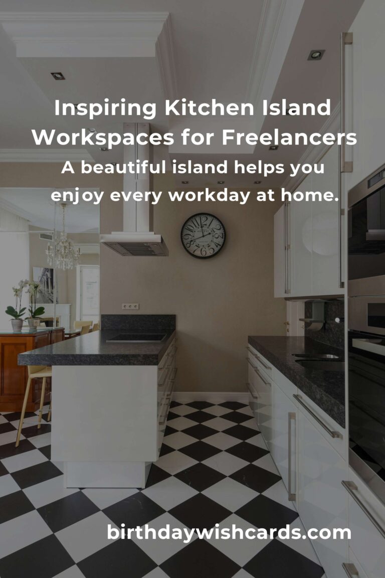 Unleash Your Creativity: Inspiring Kitchen Island Ideas for Freelancers Who Work from Home