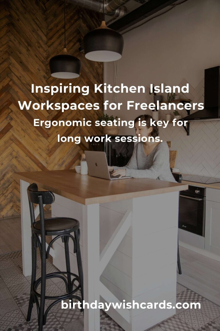 Unleash Your Creativity: Inspiring Kitchen Island Ideas for Freelancers Who Work from Home