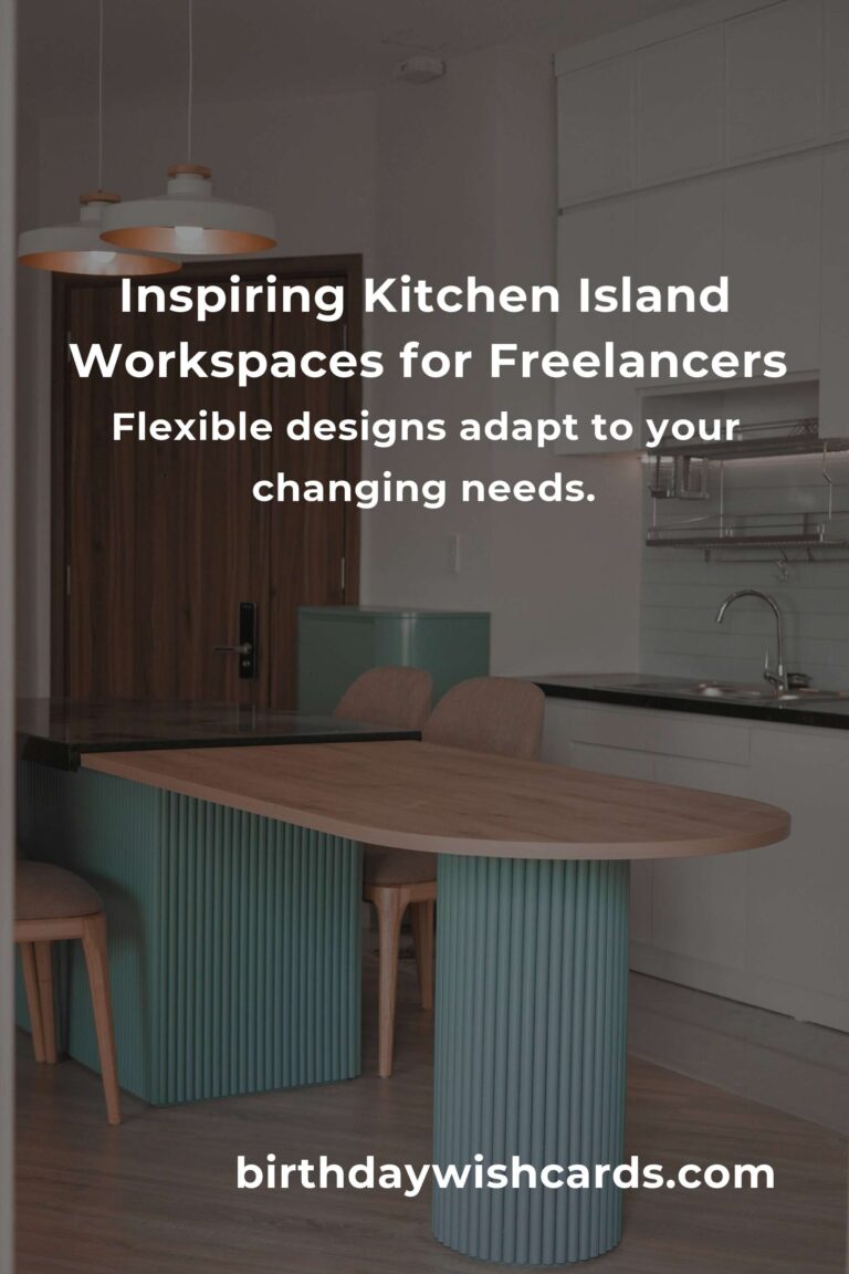 Unleash Your Creativity: Inspiring Kitchen Island Ideas for Freelancers Who Work from Home