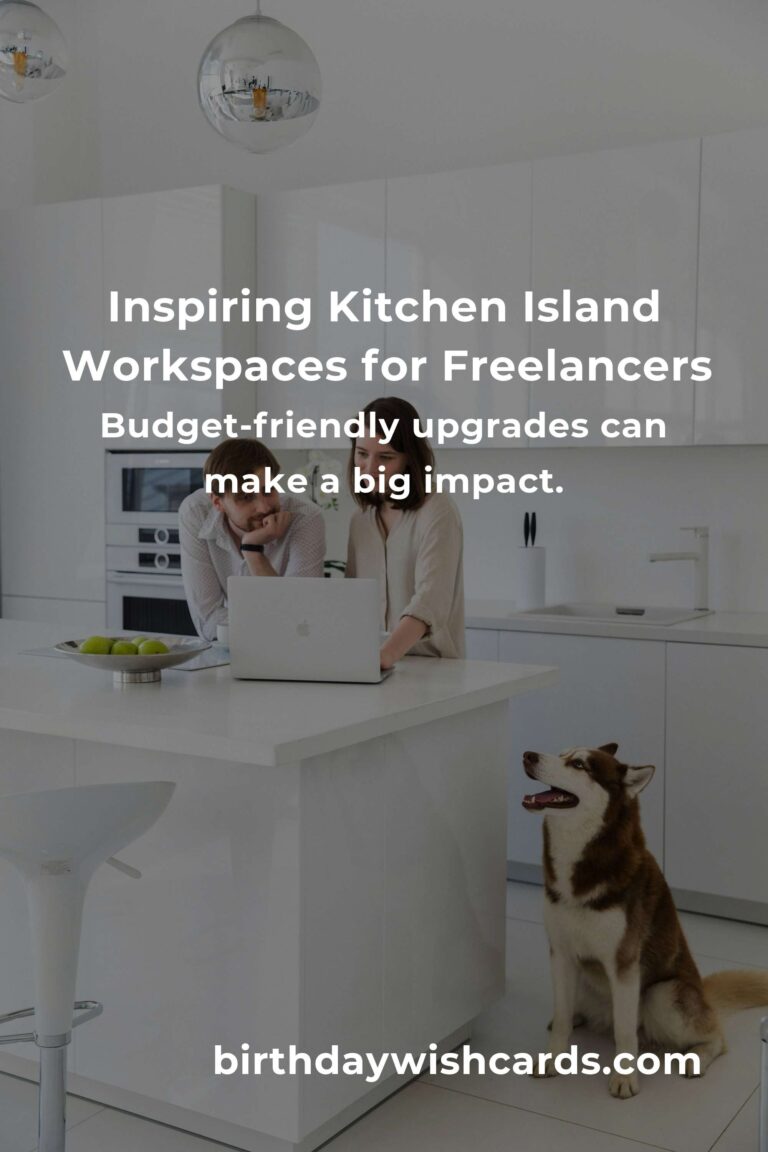Unleash Your Creativity: Inspiring Kitchen Island Ideas for Freelancers Who Work from Home