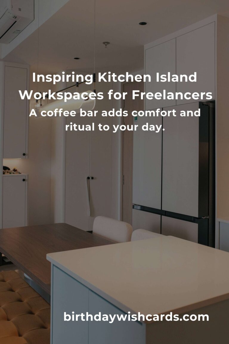 Unleash Your Creativity: Inspiring Kitchen Island Ideas for Freelancers Who Work from Home
