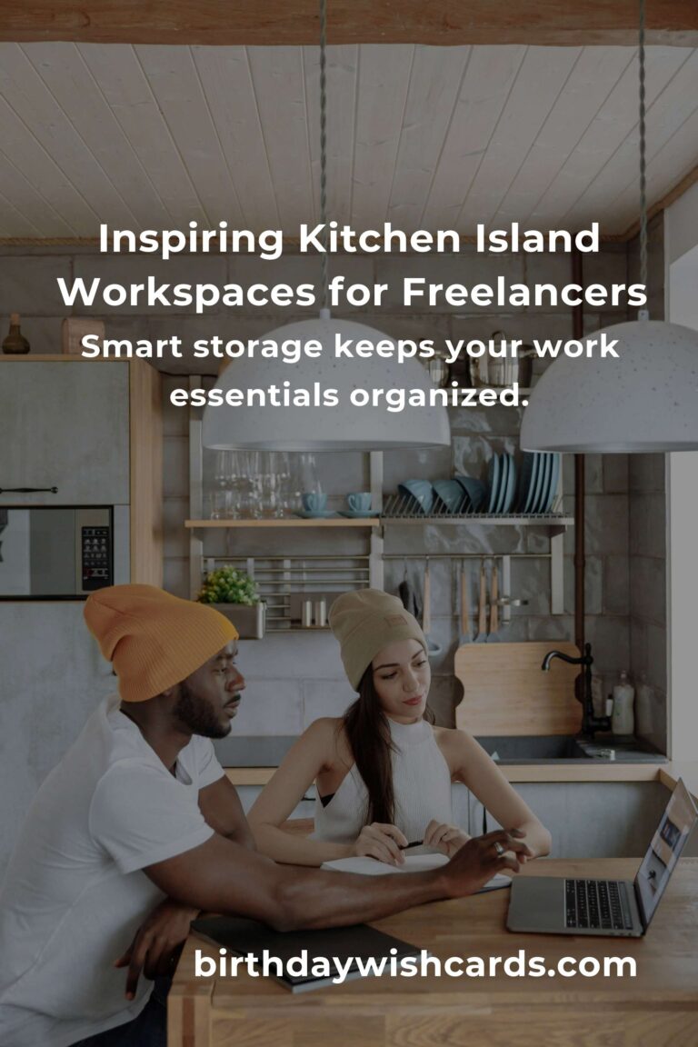 Unleash Your Creativity: Inspiring Kitchen Island Ideas for Freelancers Who Work from Home