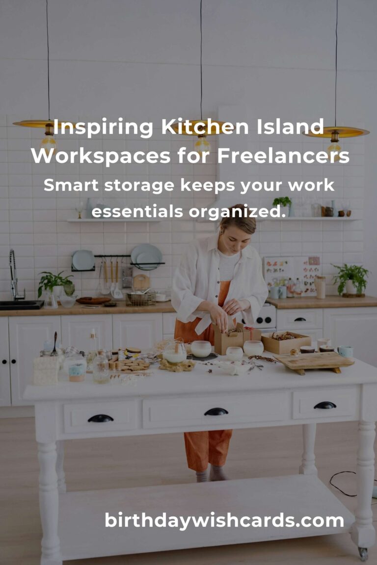 Unleash Your Creativity: Inspiring Kitchen Island Ideas for Freelancers Who Work from Home
