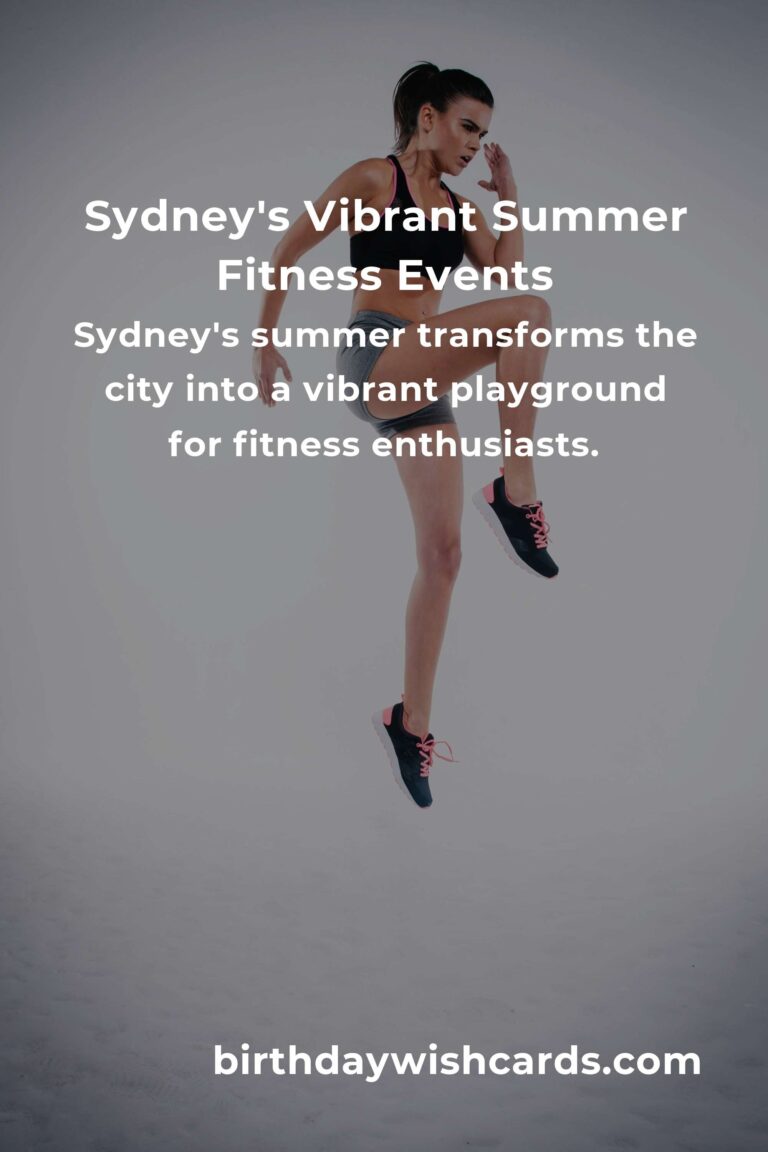 Unleash Your Energy: Discover Sydney's Best Summer Fitness Events