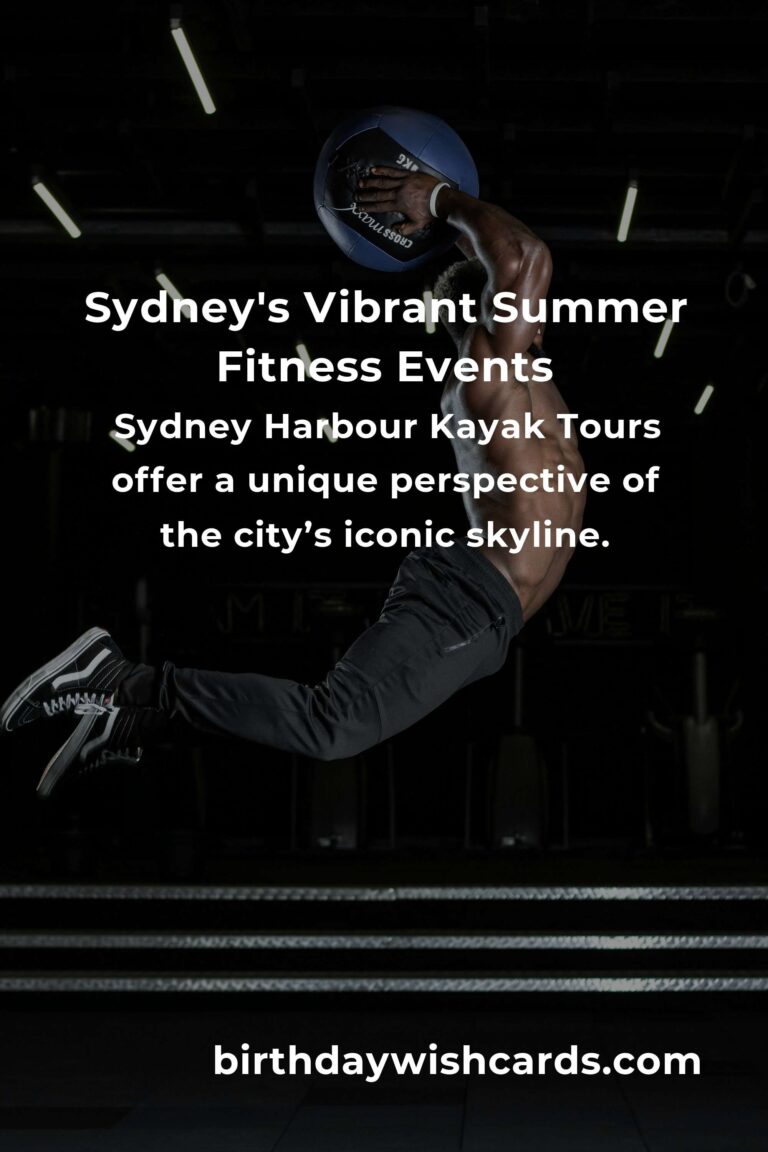 Unleash Your Energy: Discover Sydney's Best Summer Fitness Events