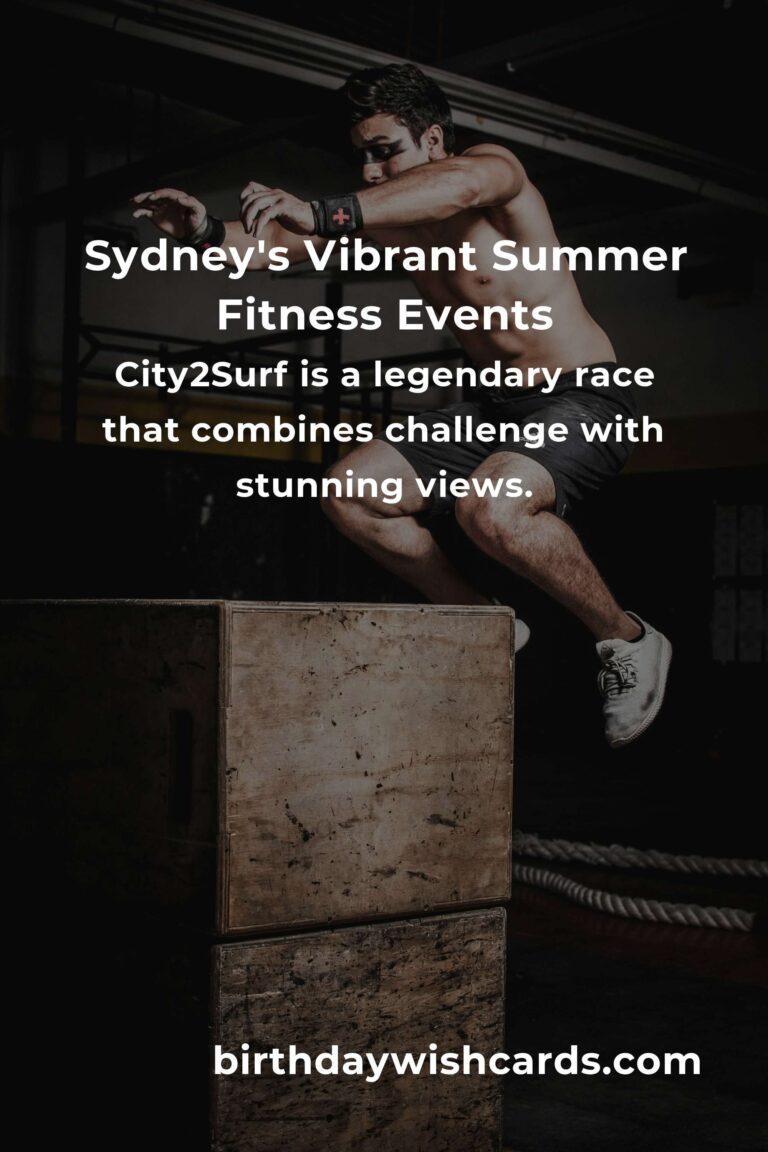 Unleash Your Energy: Discover Sydney's Best Summer Fitness Events