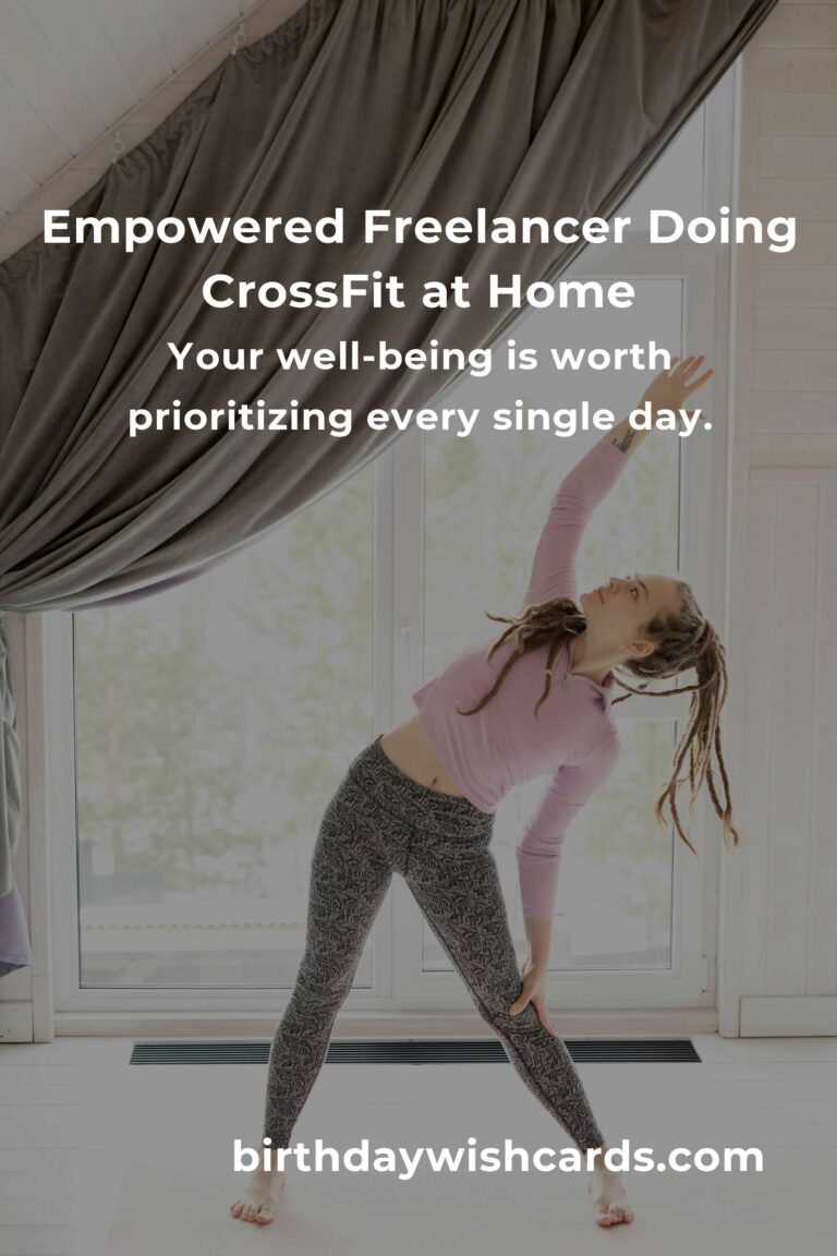 Unleash Your Energy: The Ultimate Home CrossFit Routine for Freelancers Who Want More From Life
