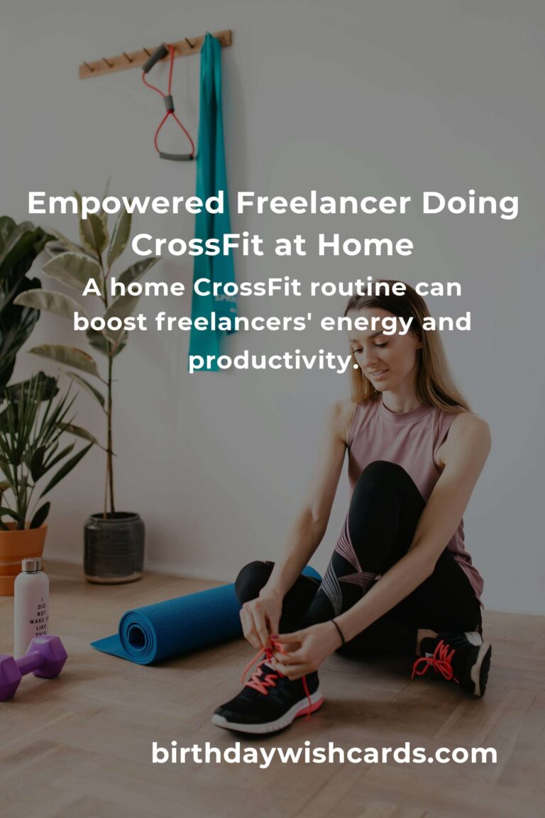 Unleash Your Energy: The Ultimate Home CrossFit Routine for Freelancers Who Want More From Life