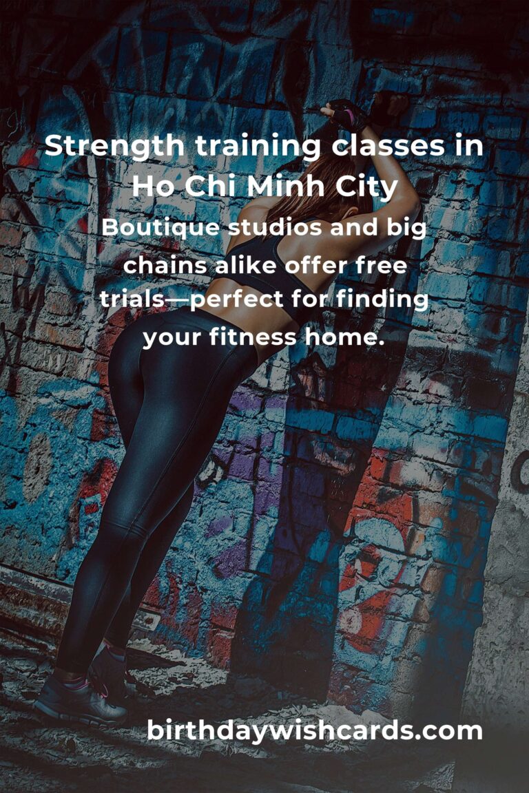 Unleash Your Power: Best Strength Training Classes in Ho Chi Minh City for 2025