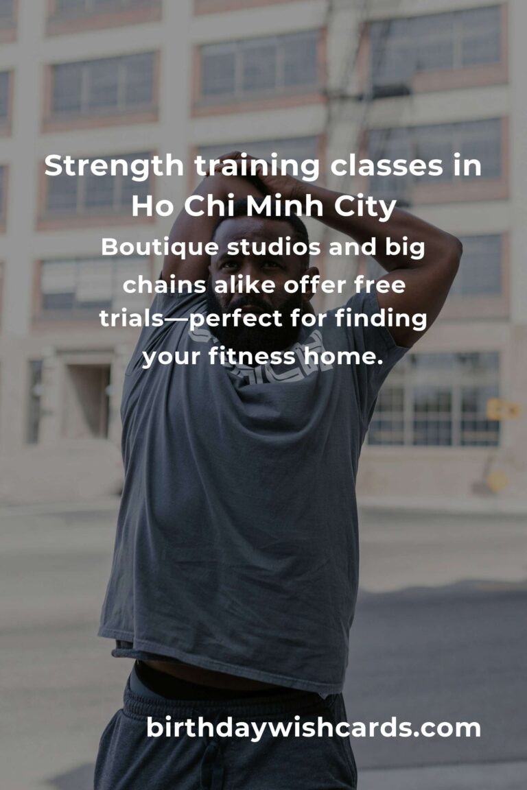 Unleash Your Power: Best Strength Training Classes in Ho Chi Minh City for 2025