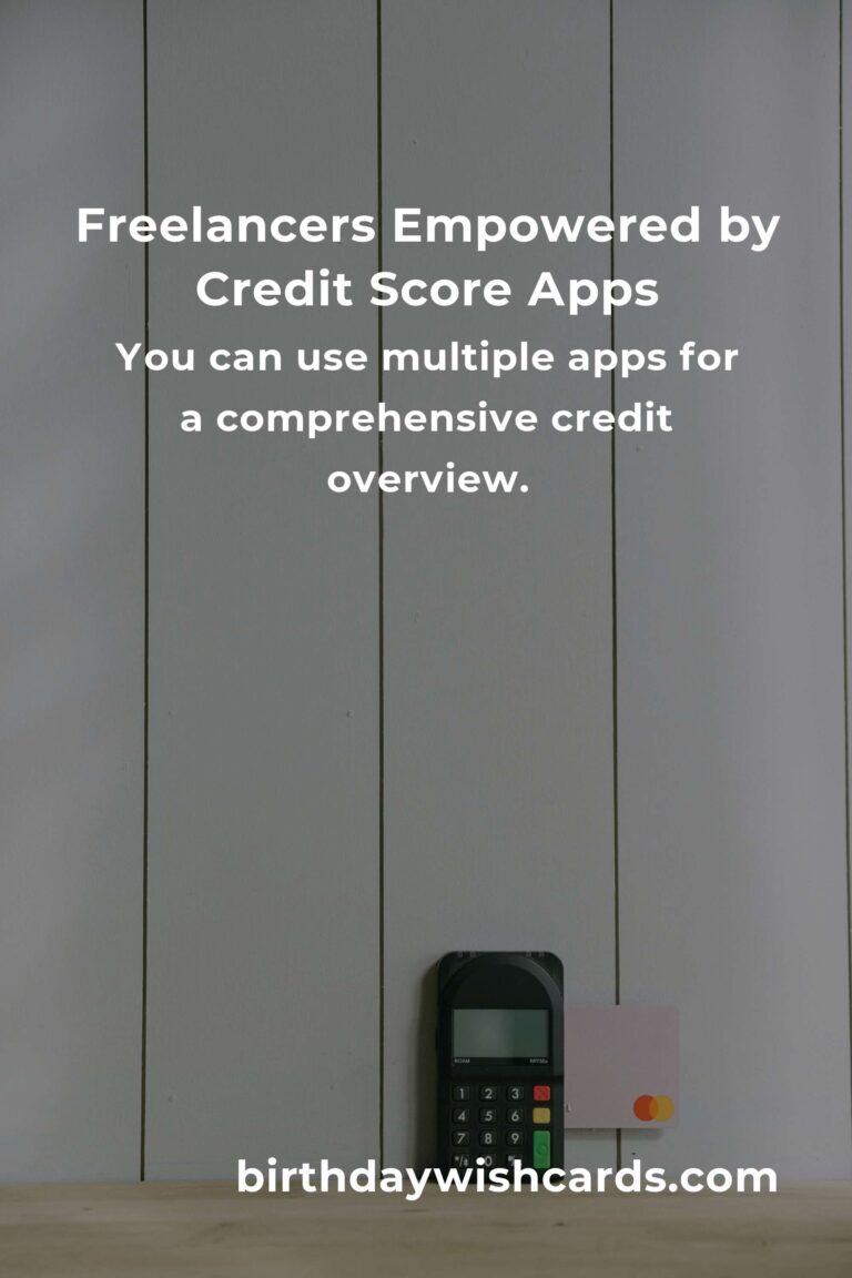Unlock Financial Freedom: The Best Credit Score Apps for Freelancers in 2024
