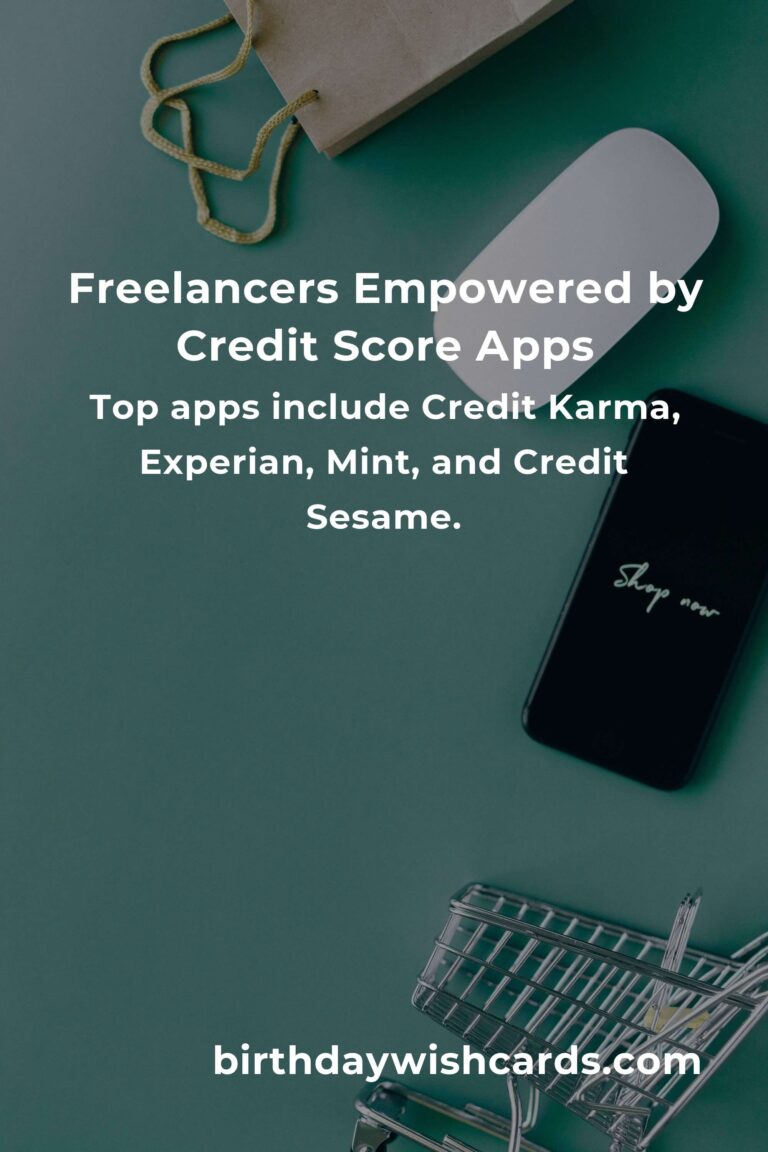 Unlock Financial Freedom: The Best Credit Score Apps for Freelancers in 2024
