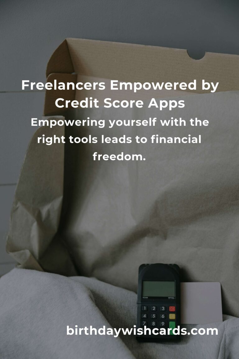Unlock Financial Freedom: The Best Credit Score Apps for Freelancers in 2024