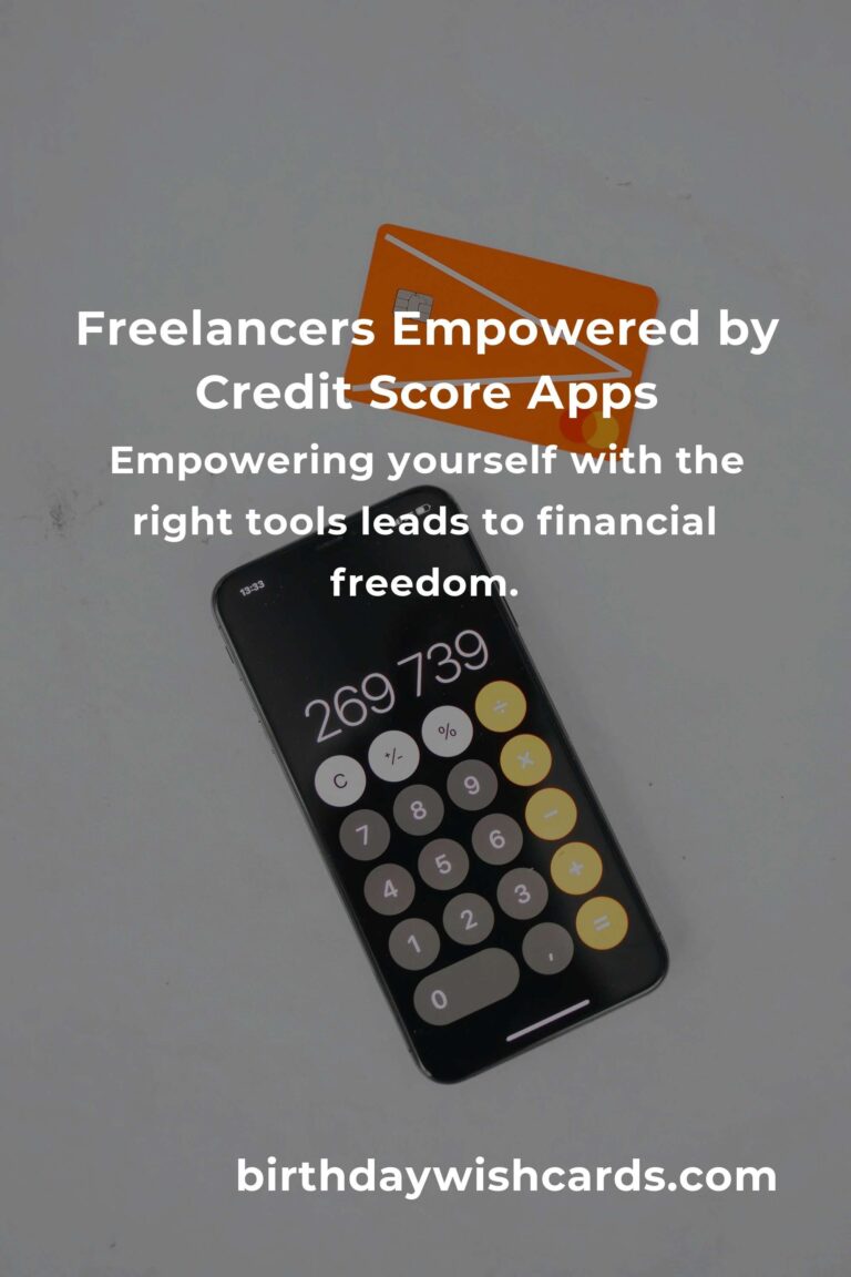 Unlock Financial Freedom: The Best Credit Score Apps for Freelancers in 2024