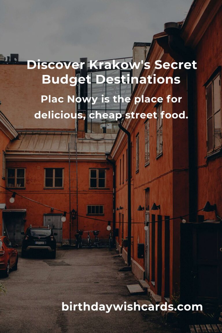 Unlock Krakow’s Hidden Budget Gems: Affordable Adventures You’ll Remember Forever