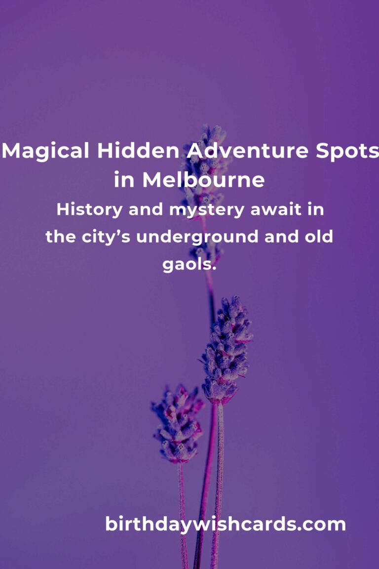 Unlock Melbourne’s Secrets: 10 Hidden Adventure Spots You’ll Fall in Love With