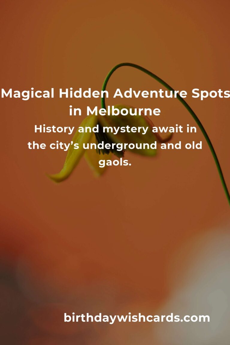 Unlock Melbourne’s Secrets: 10 Hidden Adventure Spots You’ll Fall in Love With