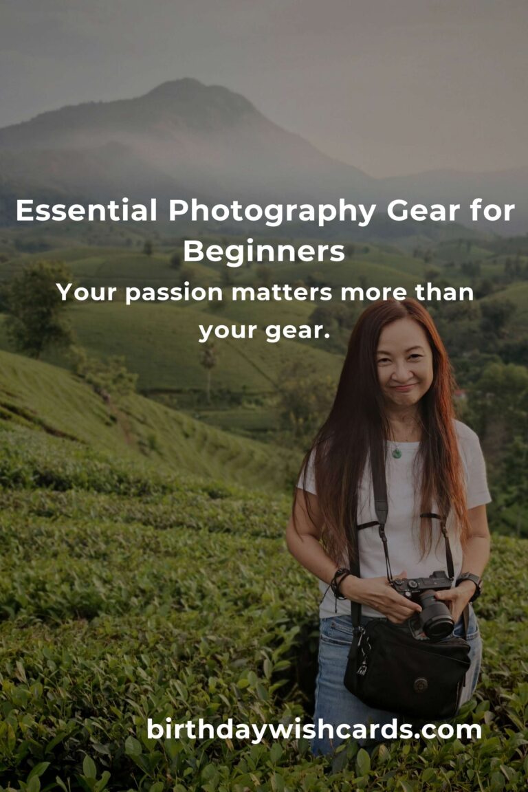 Unlock Your Creative Vision: The Complete Beginner’s Guide to Photography Gear (With Heart!)