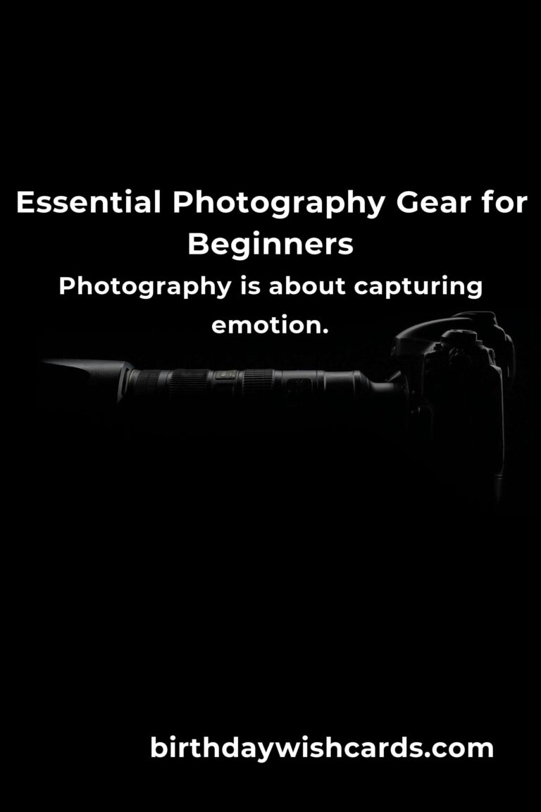Unlock Your Creative Vision: The Complete Beginner’s Guide to Photography Gear (With Heart!)