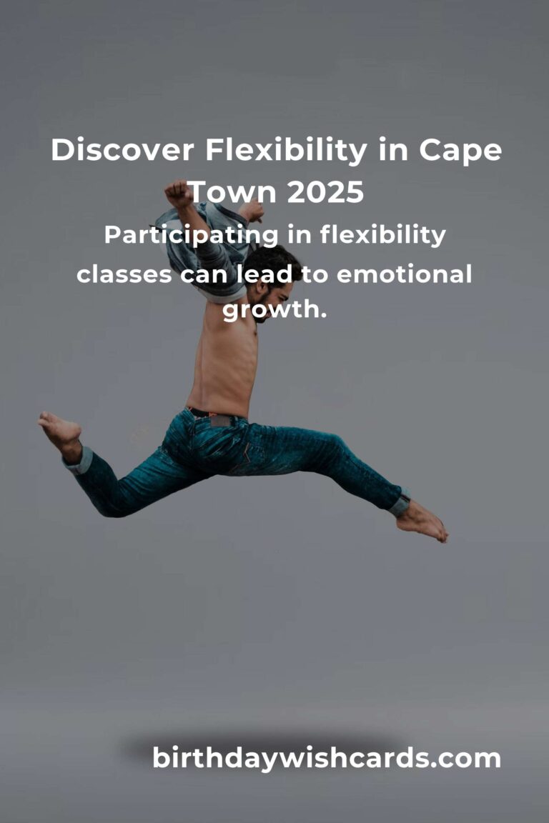 Unlock Your Potential: Discover the Best Flexibility Classes in Cape Town for 2025