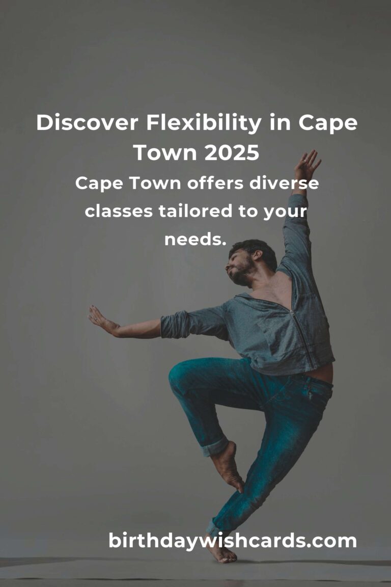 Unlock Your Potential: Discover the Best Flexibility Classes in Cape Town for 2025