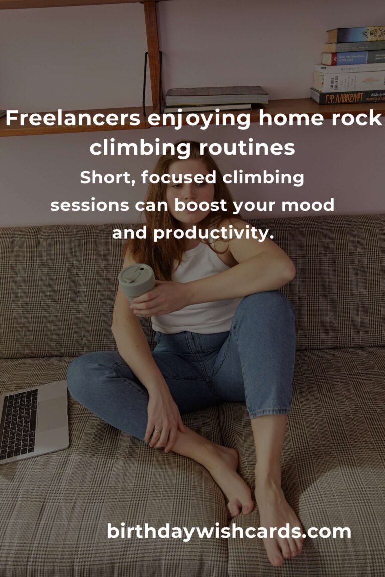 Unlock Your Potential: The Ultimate Home Rock Climbing Routine for Freelancers