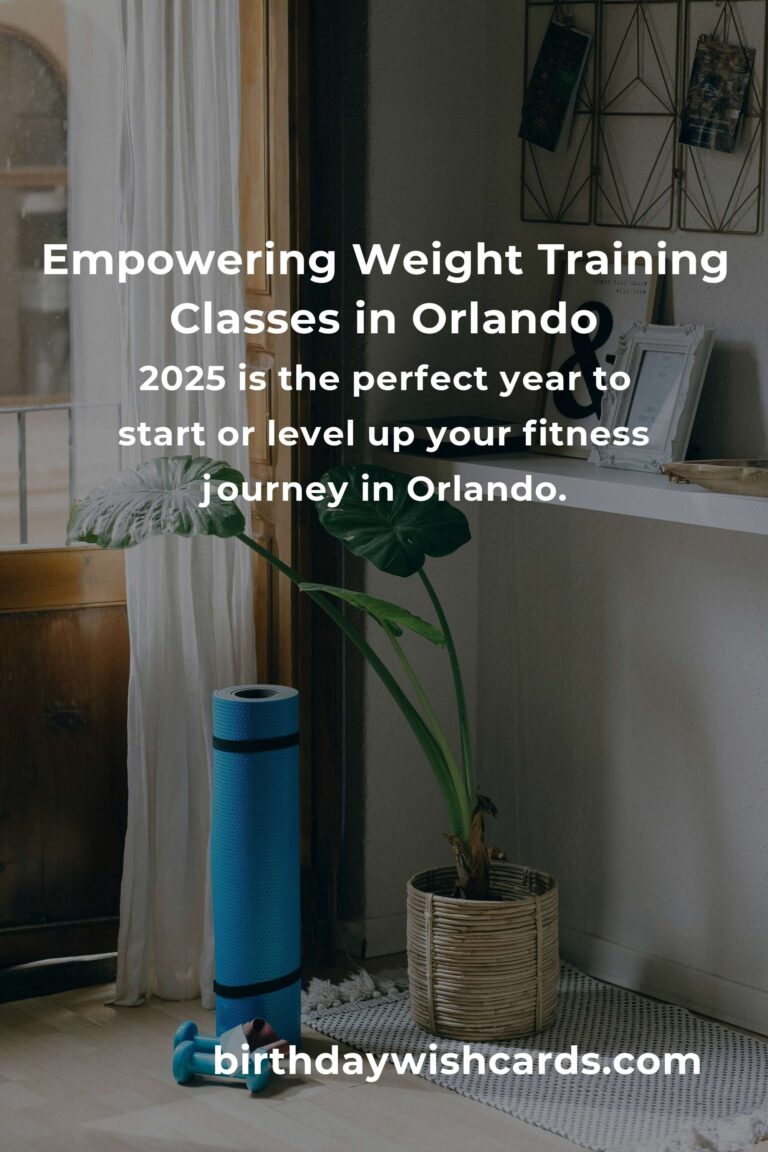 Unlock Your Strength: The 10 Best Weight Training Classes in Orlando for 2025 That Will Change Your Life