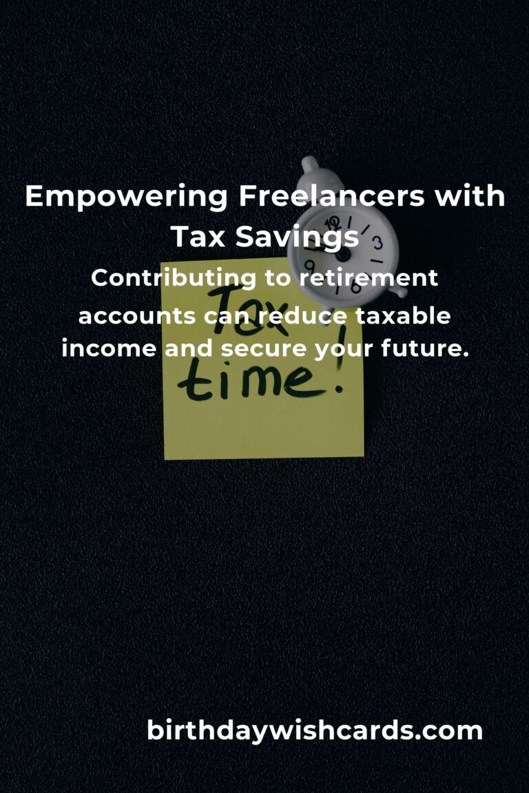 Unlocking Financial Freedom: A Complete Guide to Tax Savings for Freelancers
