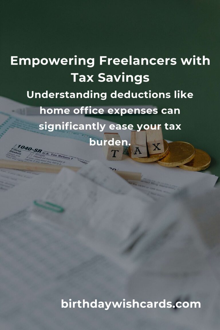 Unlocking Financial Freedom: A Complete Guide to Tax Savings for Freelancers